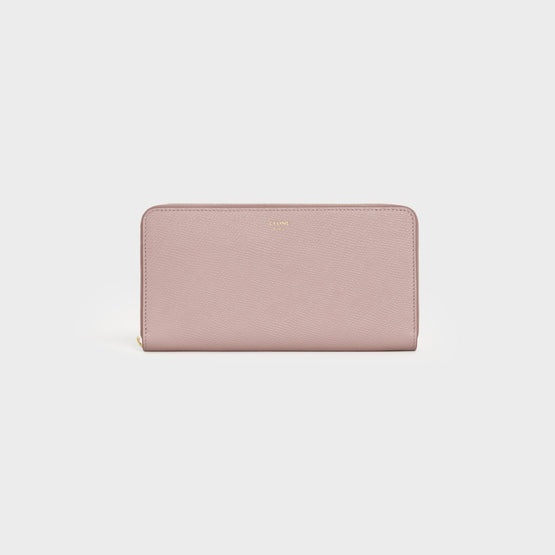 Women's Large Zipped Wallet - Vintage Pink