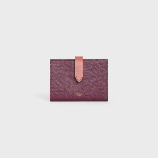 Women's Medium Strap Wallet - Acai/Lychee