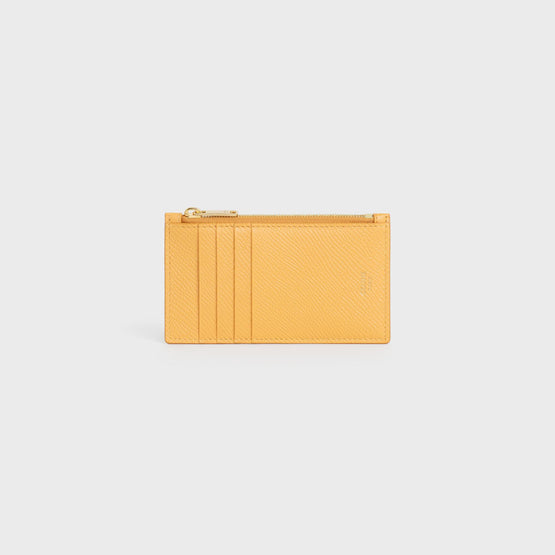 Women's Zipped Compact Card Holder - Calendula