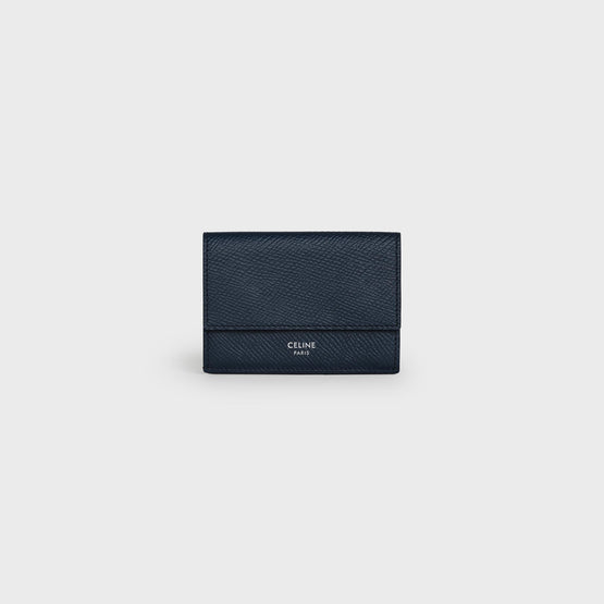 Men's Folded Compact Wallet - Navy Blue