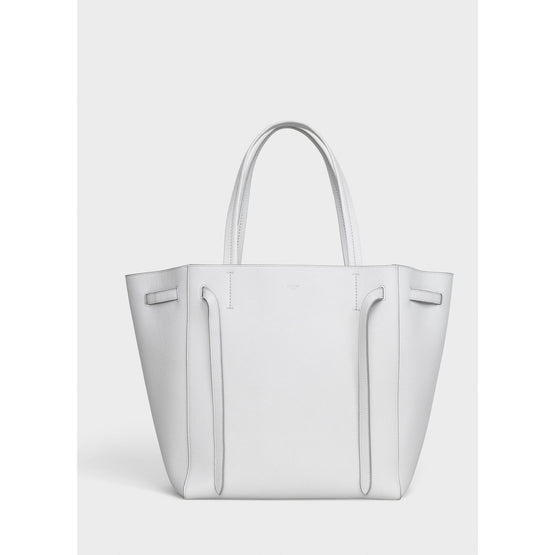 Women's Small Cabas Phantom Bag with Belt - Light Grey