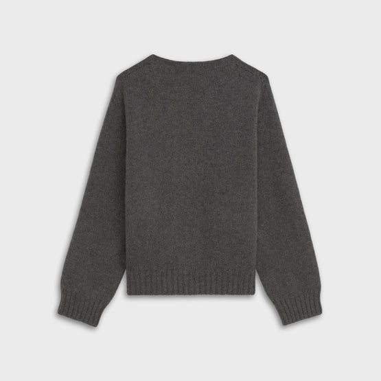 Women's Pull Tunique Gourmette Sweater - Medium Grey