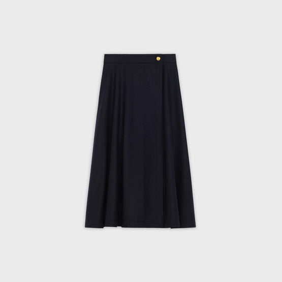 Women's Portefeuille 70s Skirt - Navy