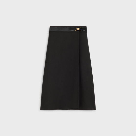 Women's Portefeuille Ceinture Skirt - Black