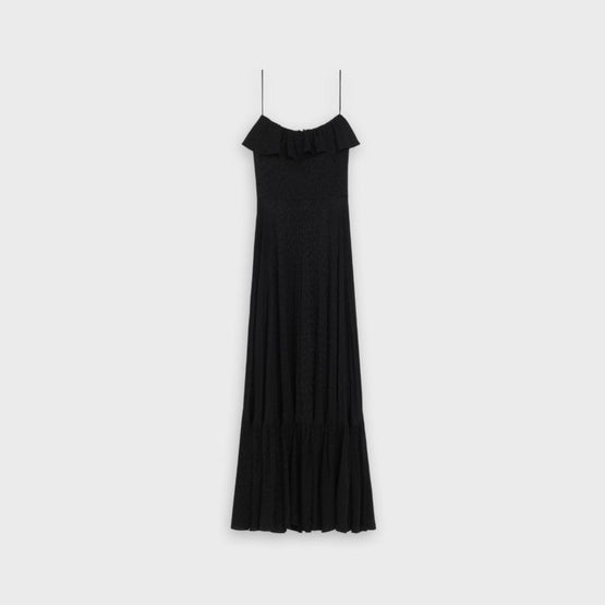 Women's Bretelles 70s Dress - Black