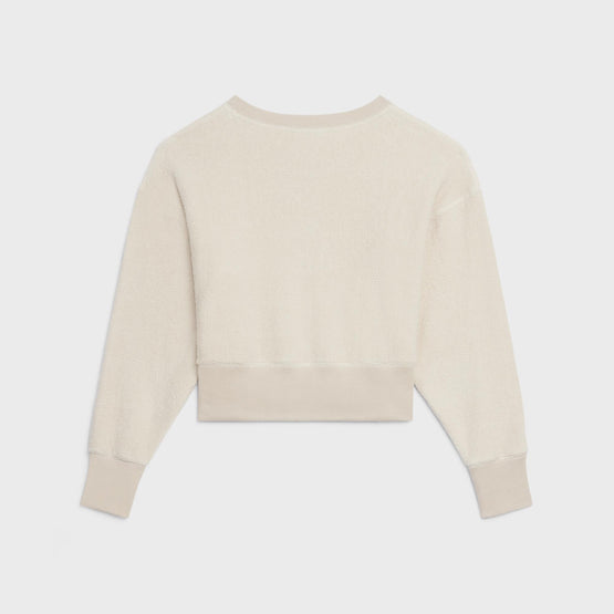 Women's Crop Sweatshirt - Vanilla