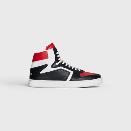 Men's Ct-01 "Z" Trainer High Sneakers - Black/White/Red