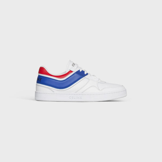 Women's Celine Trainers - Optic White/Red/Blue
