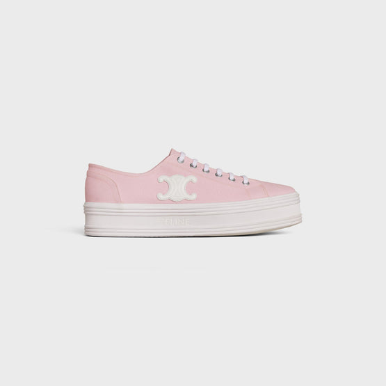 Women's Low Lace-Up Sneaker w/ Triomph - Light Pink