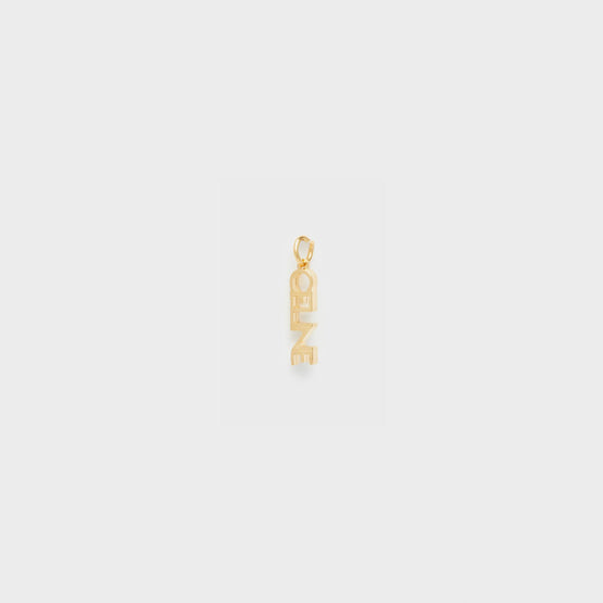 Women's Celine Mini Pendant - Gold