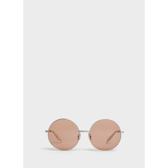 Women's Round S076 Sunglasses - White/Powder