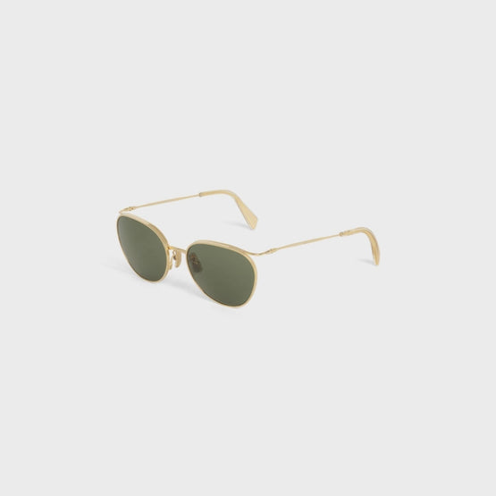 Women's Metal Frame 11 Sunglasses - Gold/Green