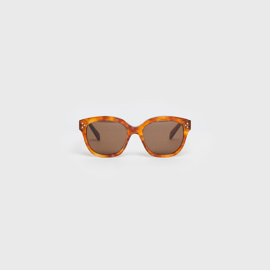 Women's Square S167 Sunglasses - Light Havana