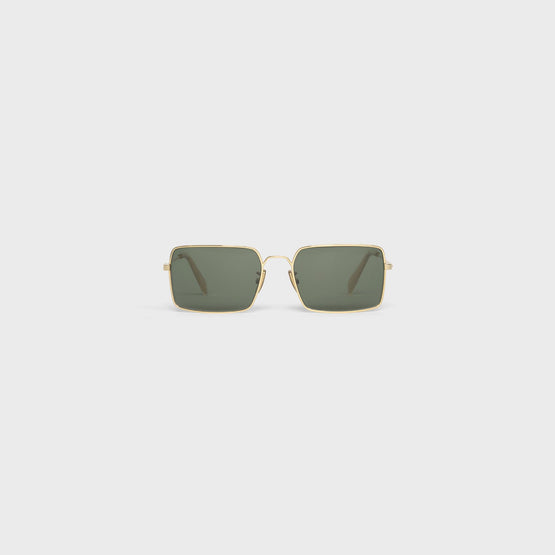 Men's Metal Frame 18 Sunglasses - Gold/Green