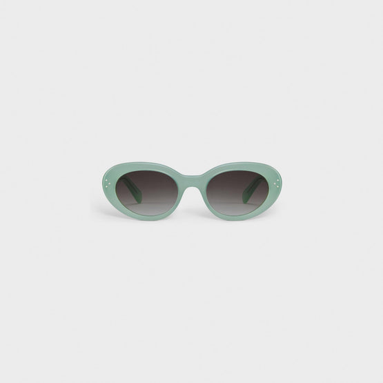 Women's Cat Eye S193 Sunglasses - Milky Water Green