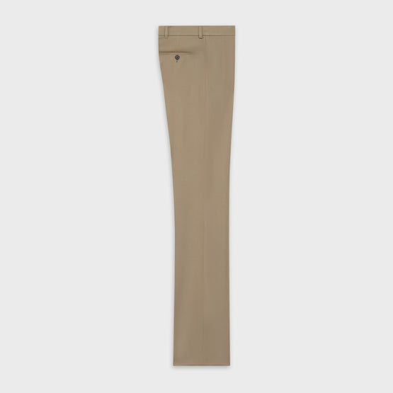 Women's Straight Trousers - Camel
