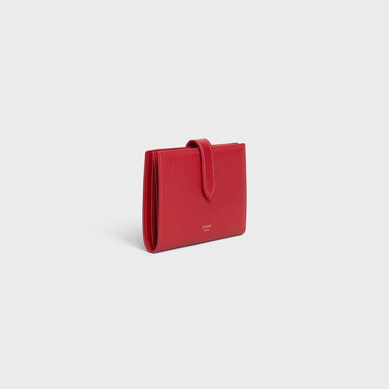 Women's Medium Strap Wallet - Red