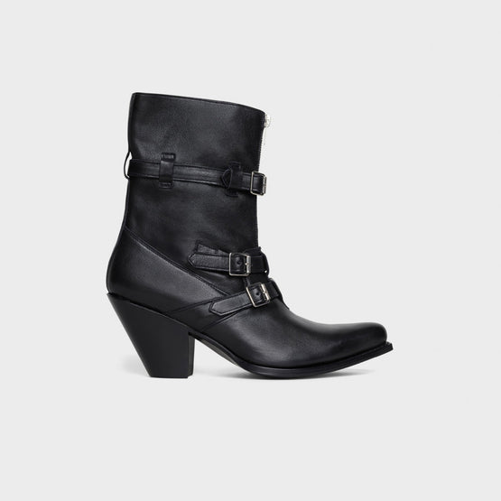 Women's 80 Celine Medium Berlin Boots - Black