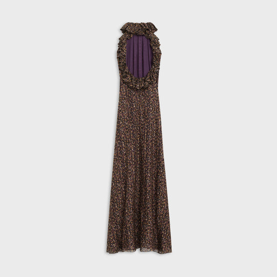 Women's Volantee Dos Frill Dress - Black/Camel