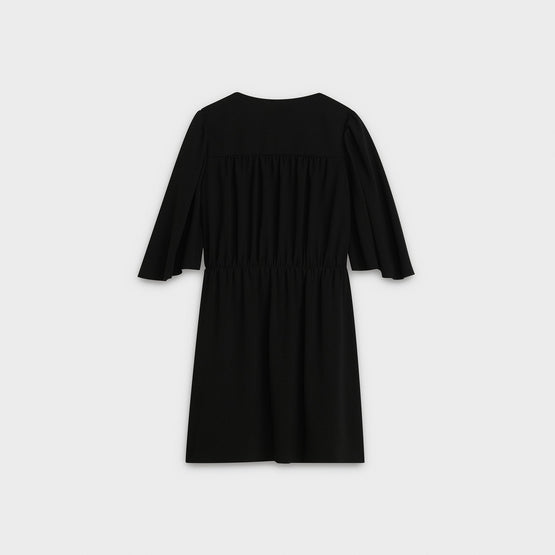 Women's Babes Cap Sleeves Dress - Black