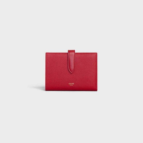 Women's Medium Strap Wallet - Red