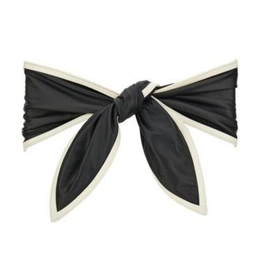 Leather Belt - Nappa Leather - Black/Magnolia