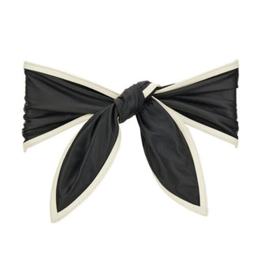 Leather Belt - Ladies - Black/Magnolia