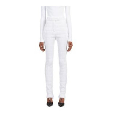 Quilted Nylon Trouser - Ladies - Optic White