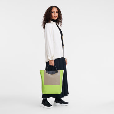 Cabas Longchamp M Tote bag - Green Light