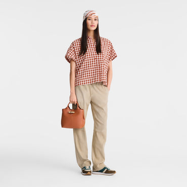 Le Roseau S Handbag - Bark
