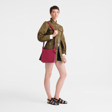 Le Foulonné S Crossbody bag - Beetroot