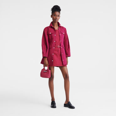 Le Roseau XS Handbag - Beetroot