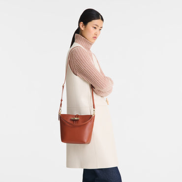 Le Roseau XS Bucket bag - Bark