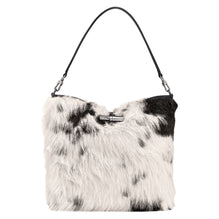 Le Roseau M Hobo bag - Black/White