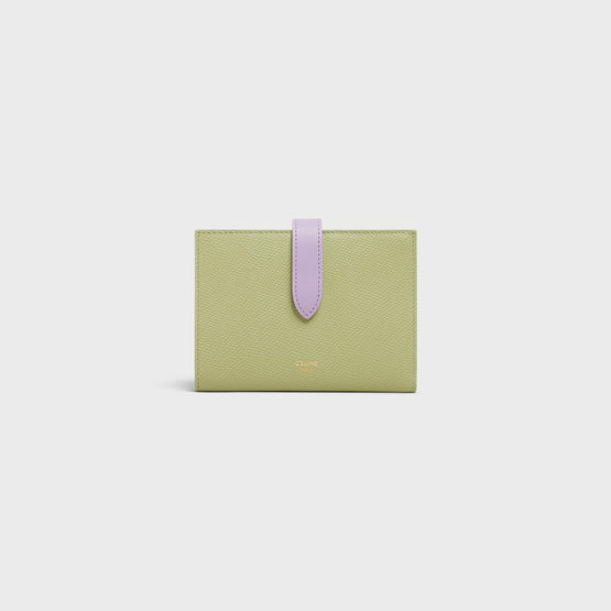 Women Medium Strap Wallet - Sage/Lilac