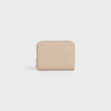 Women Compact Zipped Wallet - Nude