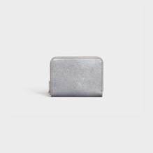 Compact Zipped Wallet - Silver