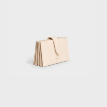 Accordion Card Holder - Powder