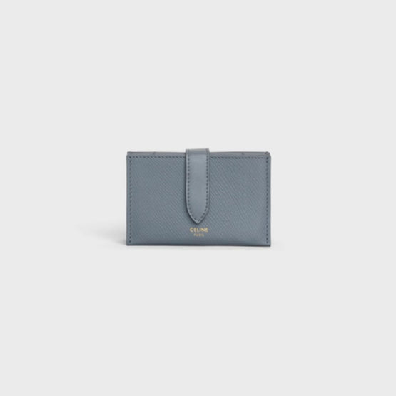 Women Accordion Card Holder - Medium Grey