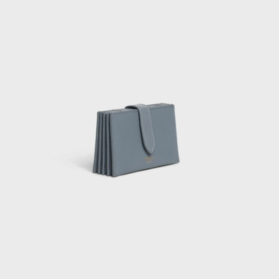 Women Accordion Card Holder - Medium Grey