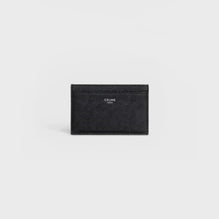Essentials Slg Card Holder Grained Calfskin - Black