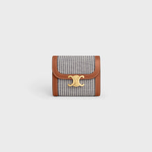 Small Flap Wallet - Navy Blue
