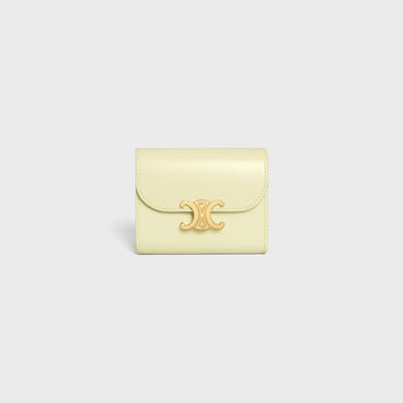 Small Flap Wallet - Light Yellow