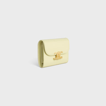 Small Flap Wallet - Light Yellow