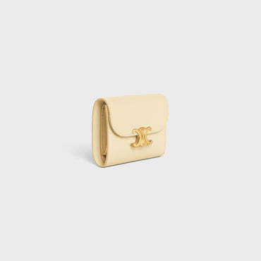 Small Flap Wallet - Soft Yellow