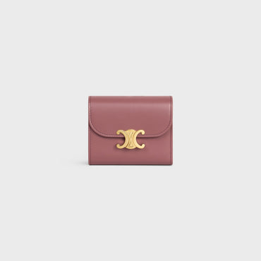 Small Flap Wallet - Vintage Rose