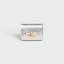 Small Flap Wallet - Silver