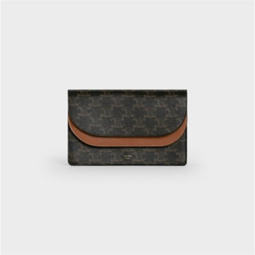 Wallet On Strap - Tan