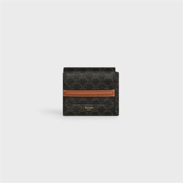 Flap Origami Wallet - Tan