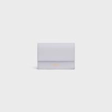 Folded Compact Wallet - Light Grey